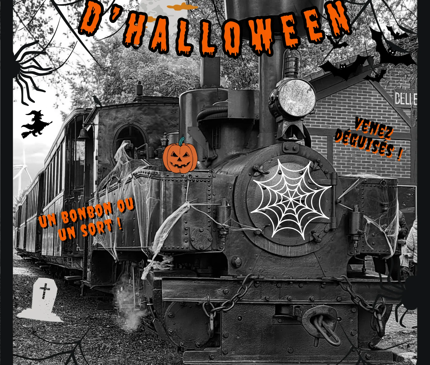 Les trains d'halloween