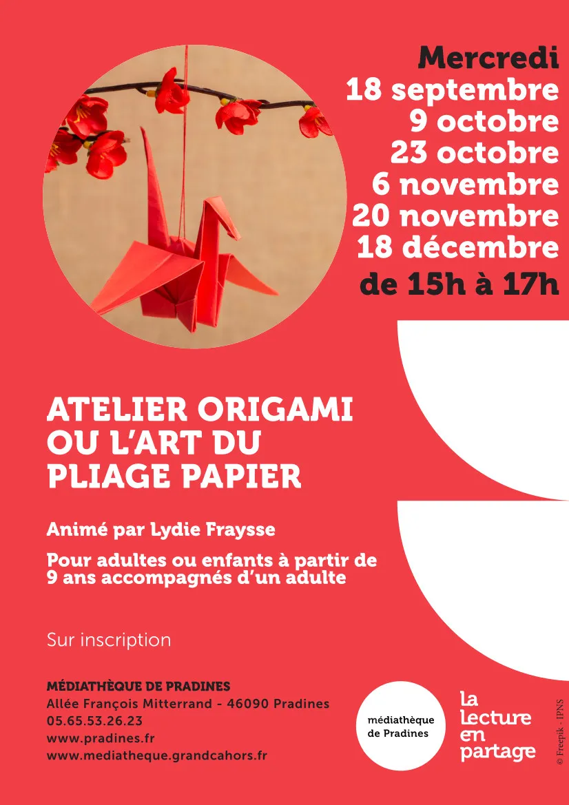 Atelier Origami à Pradines