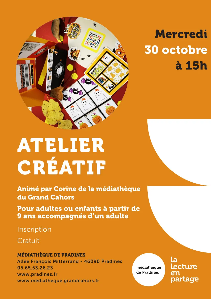 Atelier créatif autour d'Halloween