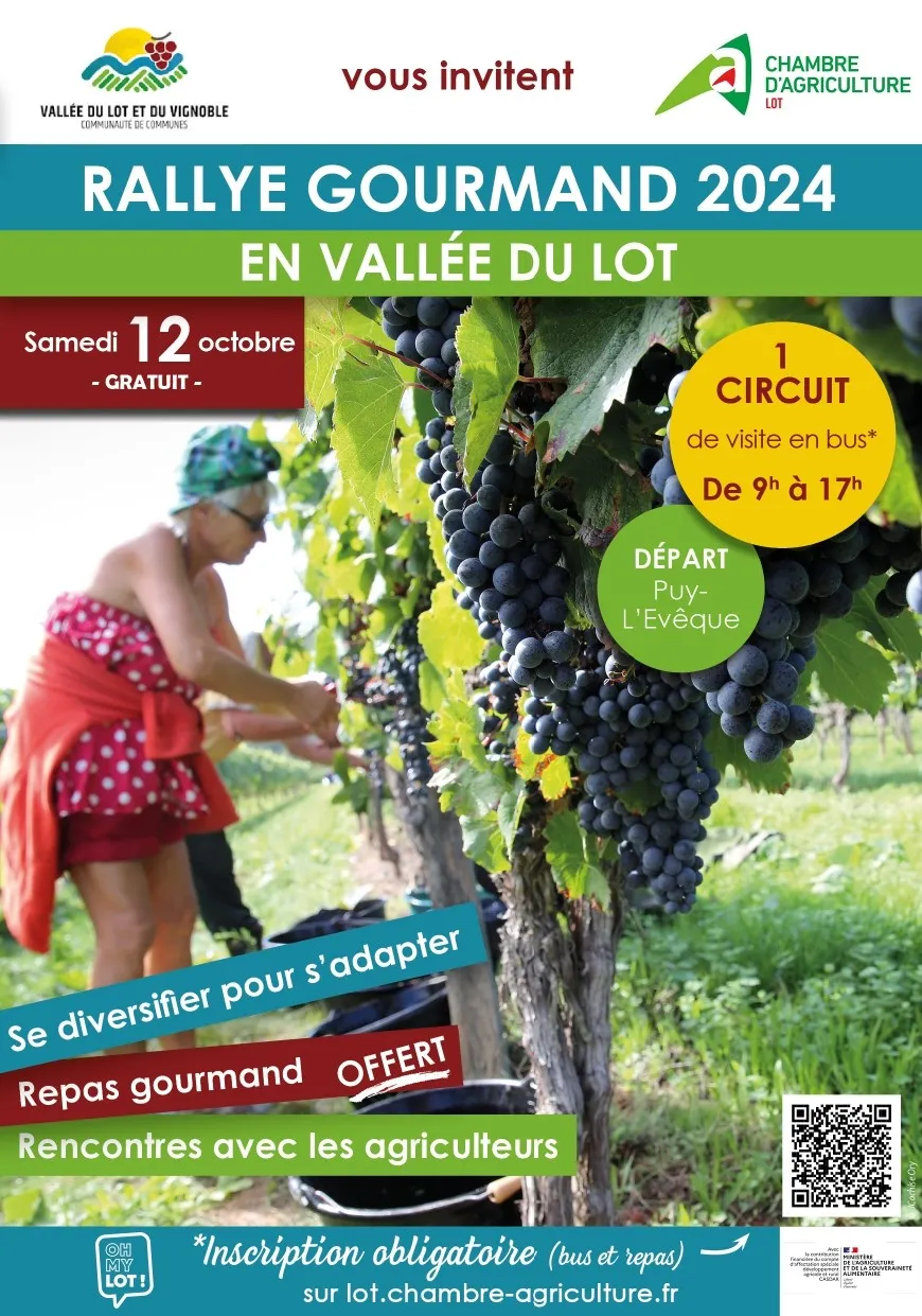 Rallye gourmand en Quercy blanc 2024