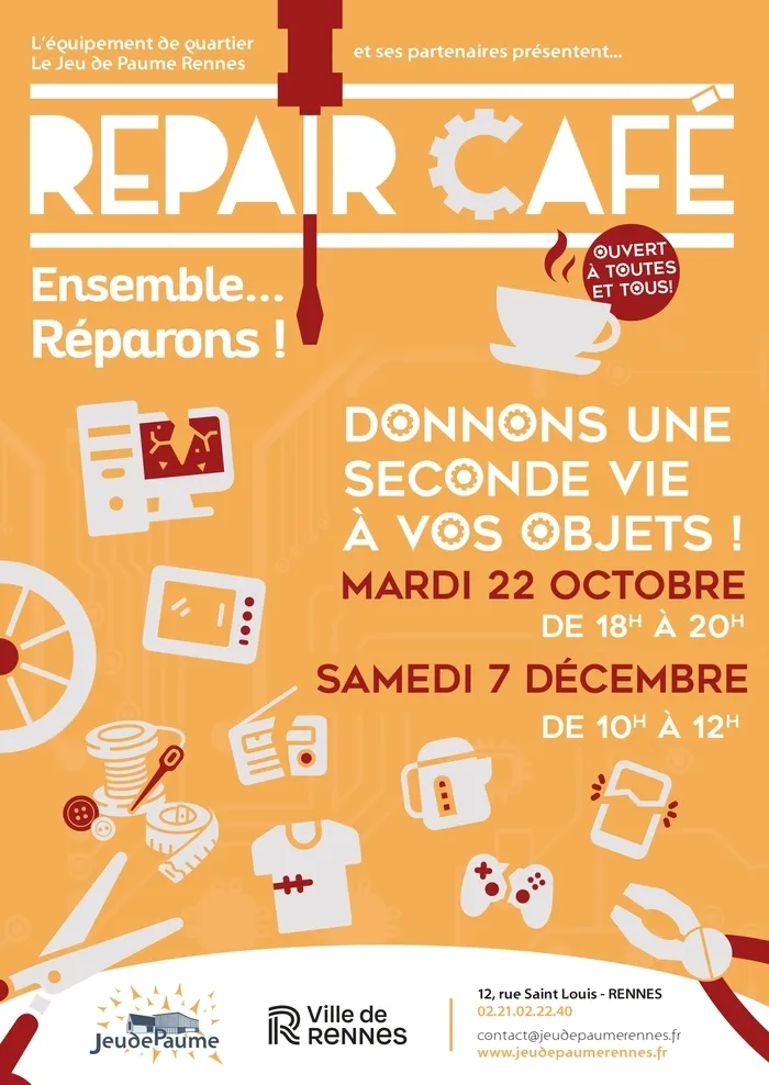 Repair Café Jeu de Paume Rennes