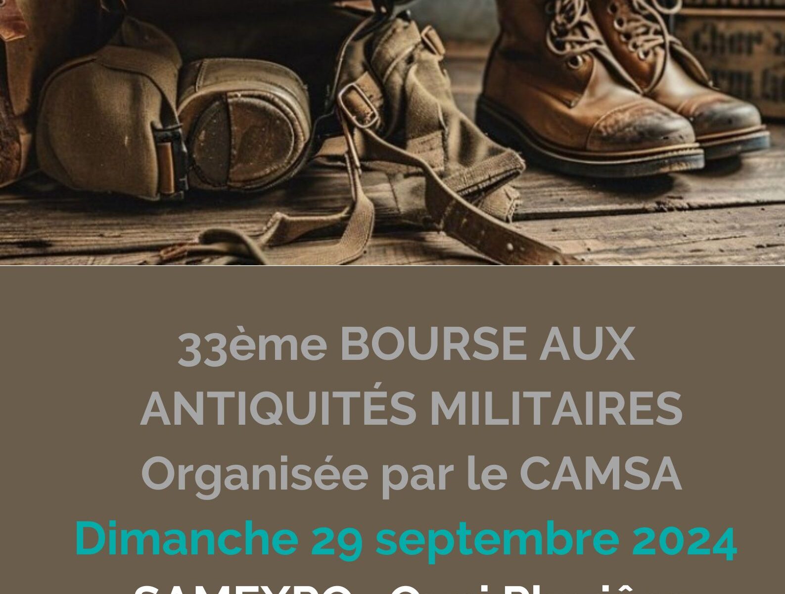 33e Bourses aux antiquités militaires