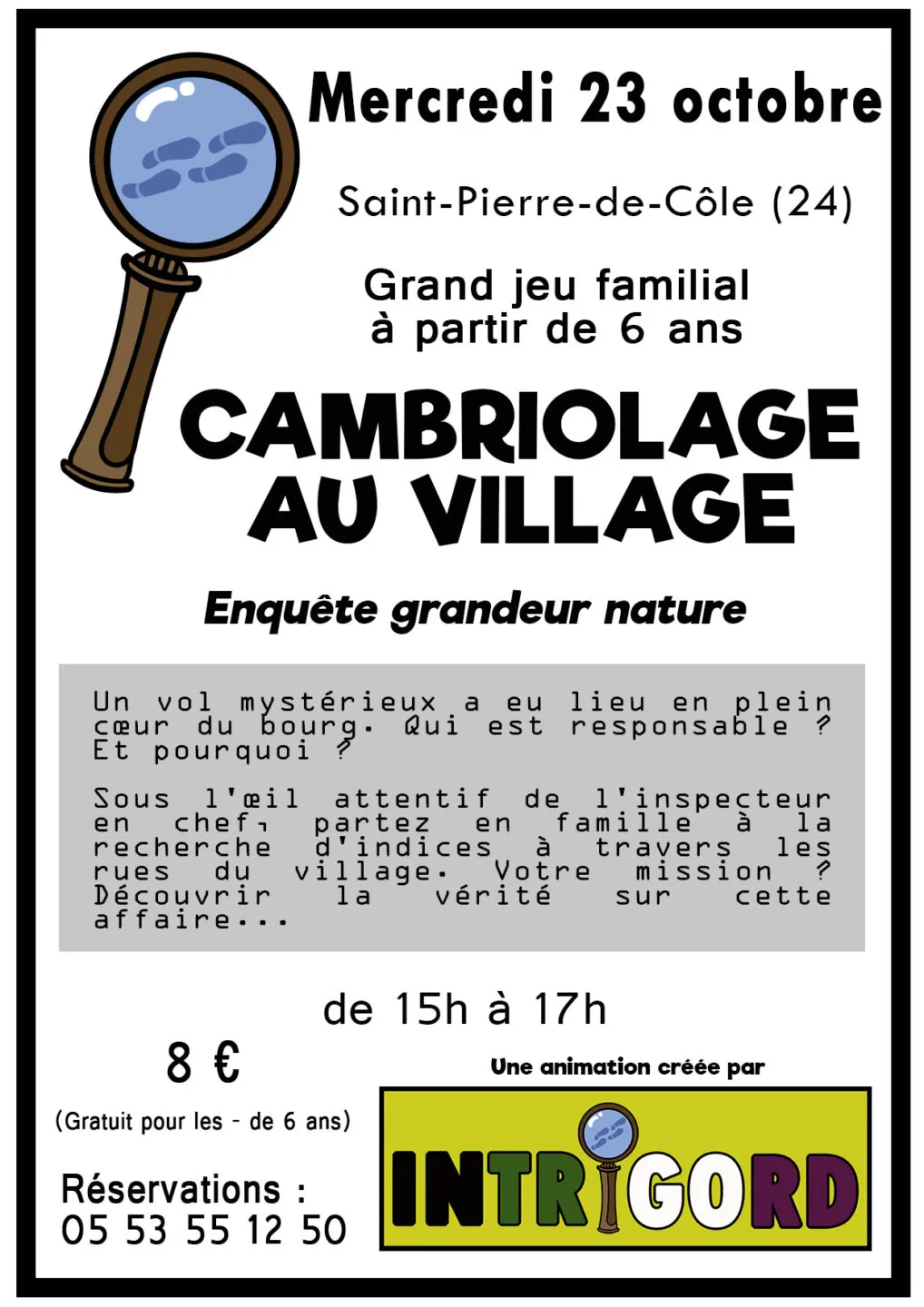 Cambriolage au village