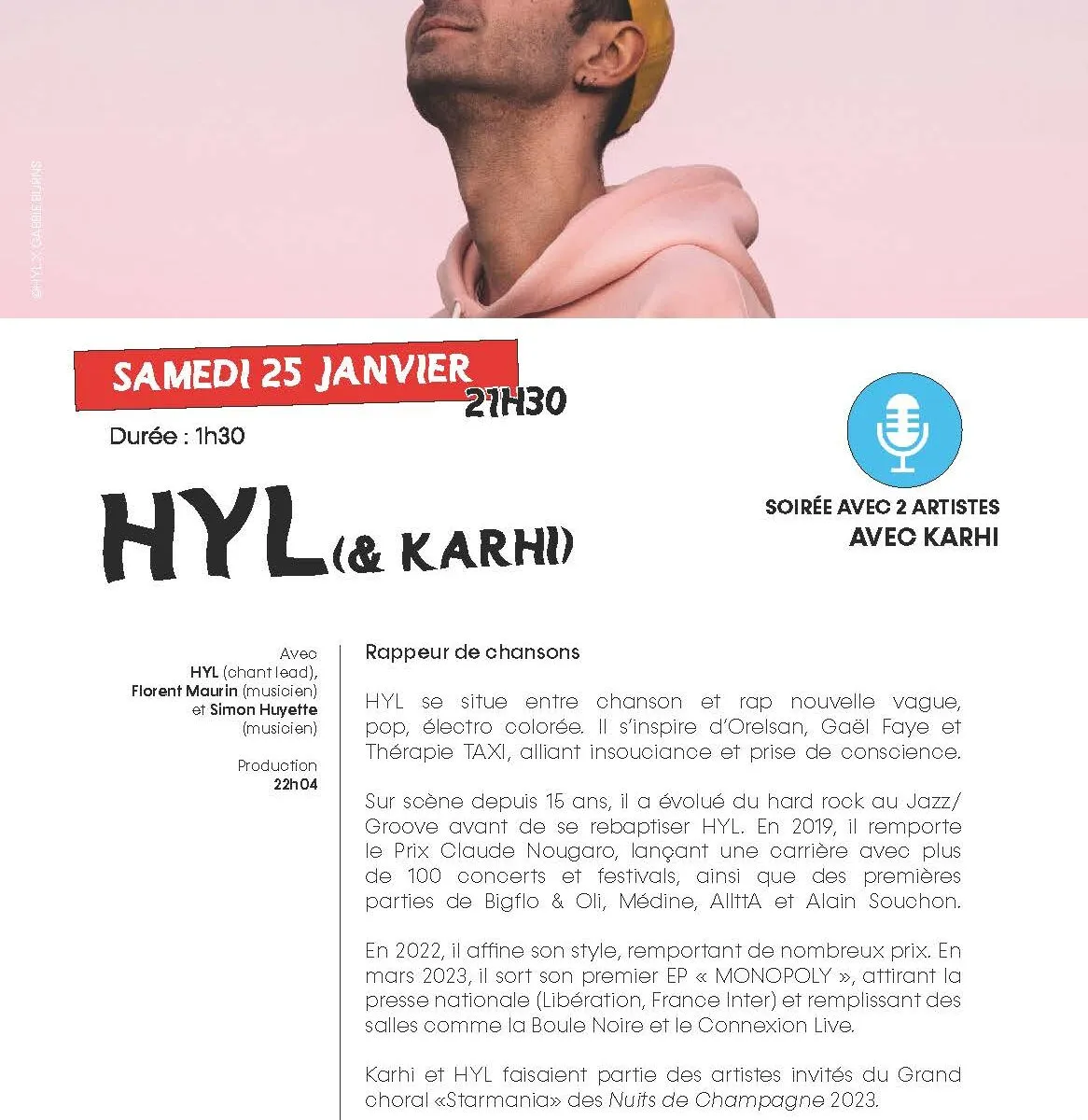 Festival Bulles de chanson HYL (et Karhi)