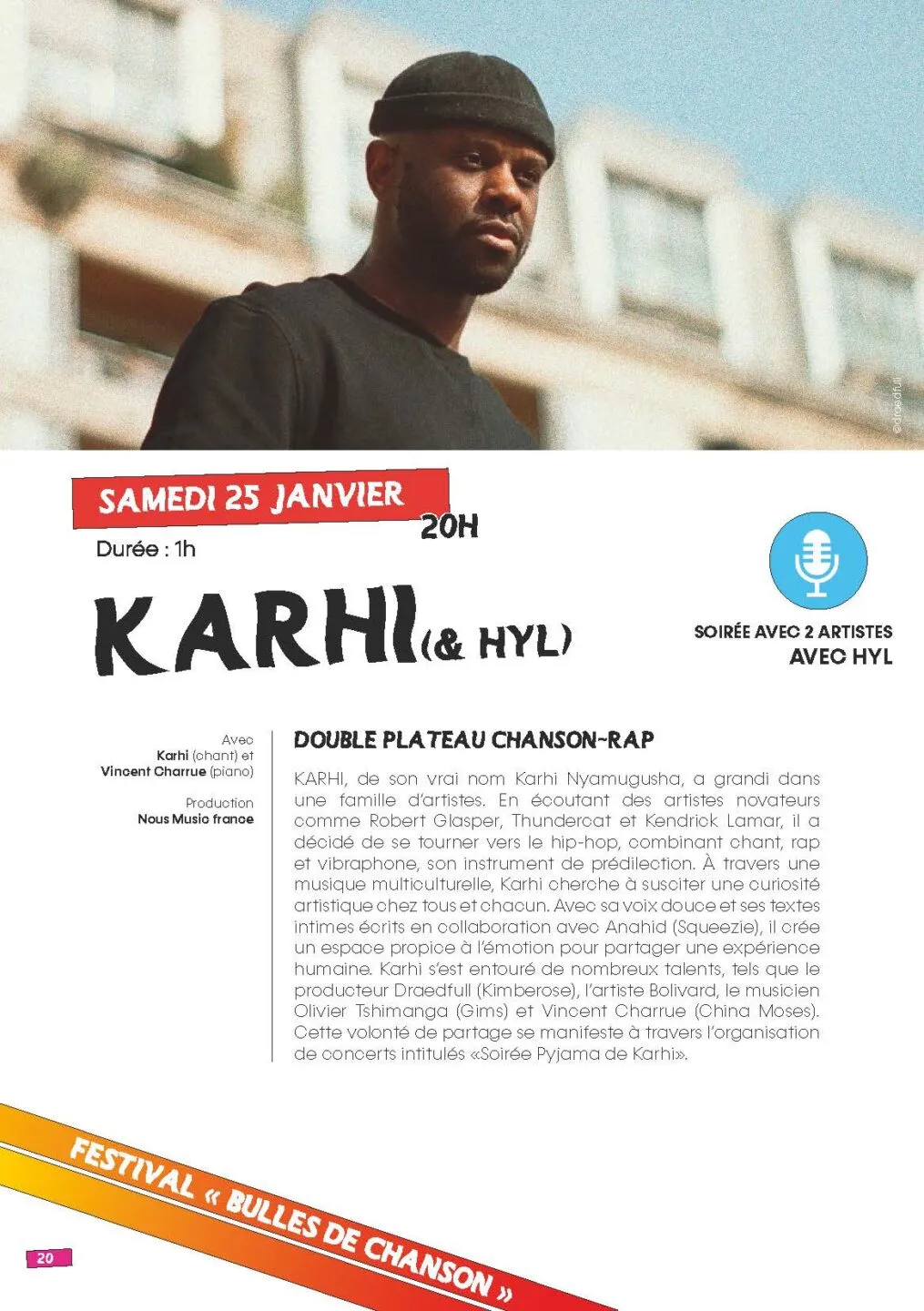 Festival Bulles de chanson Karhi (et HYL)