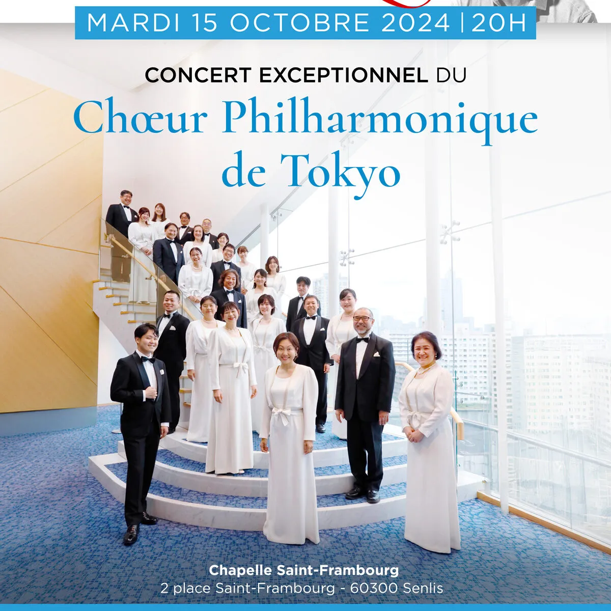 Concert: Le Chœur philharmonique de Tokyo à la chapelle St Frambourg