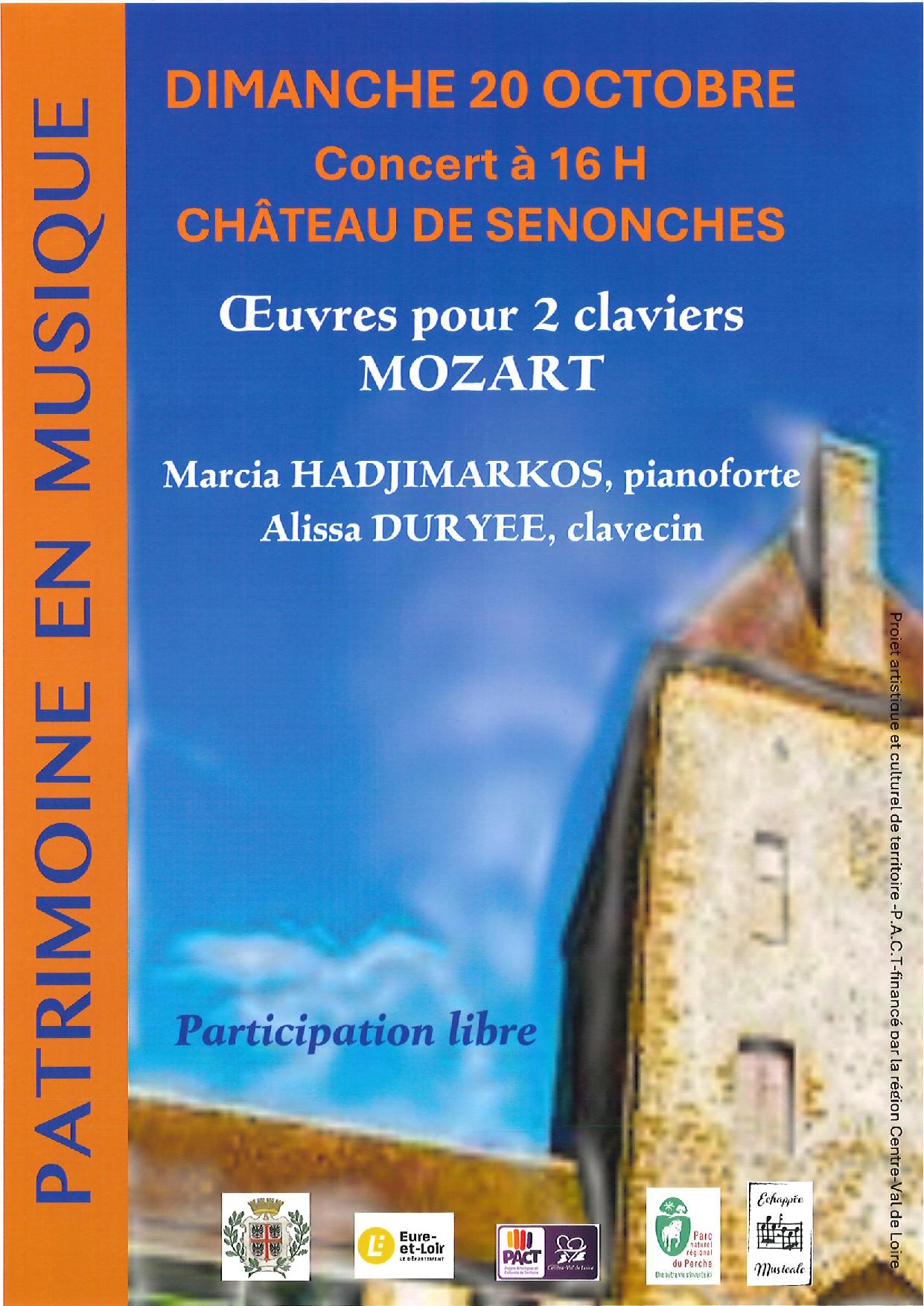 Concert Oeuvre pour 2 claviers Mozart