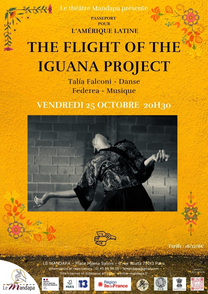 The Flight of the Iguana Project - Danse contemporaine Théâtre Mandapa Paris