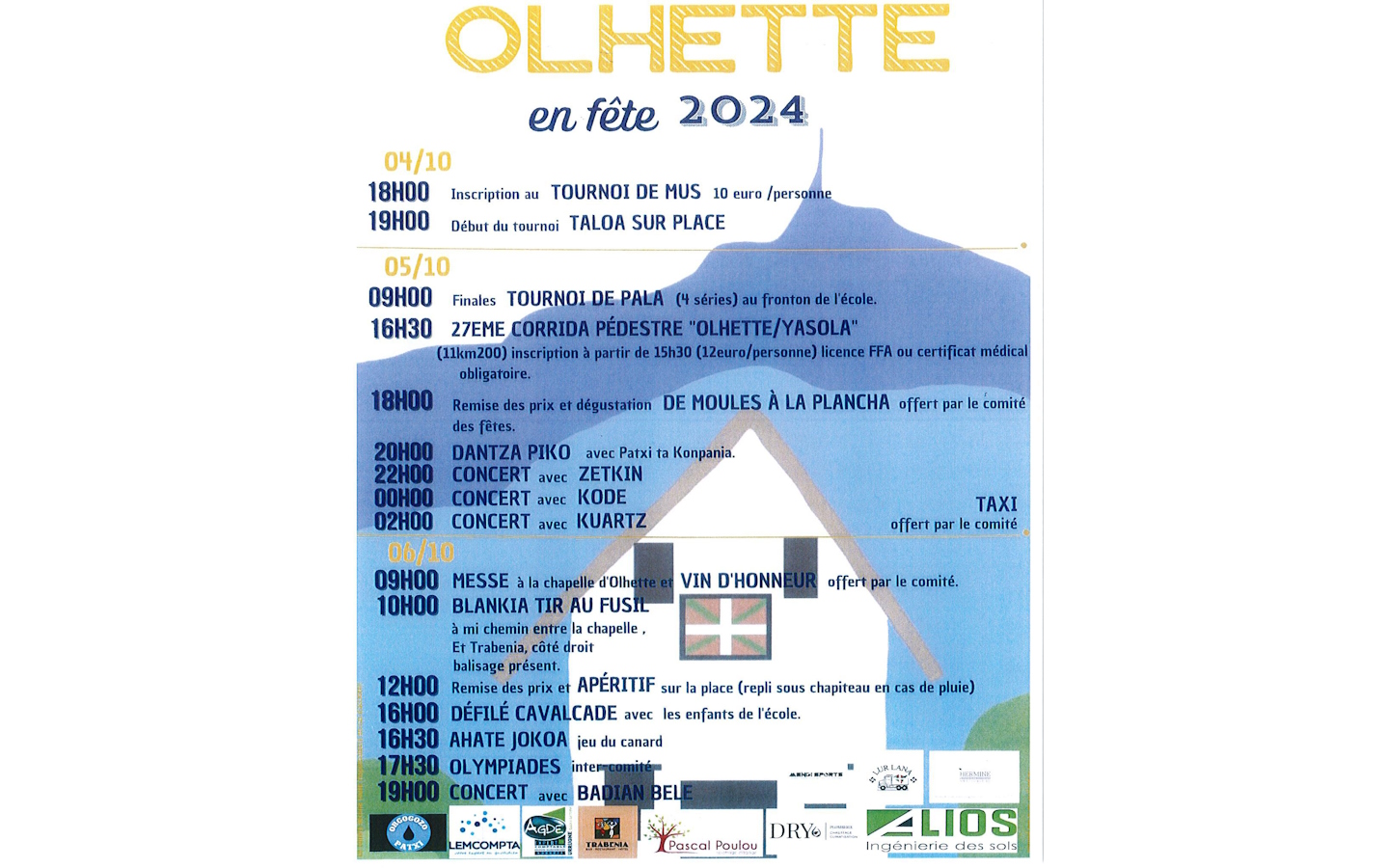 Fêtes d'Olhette