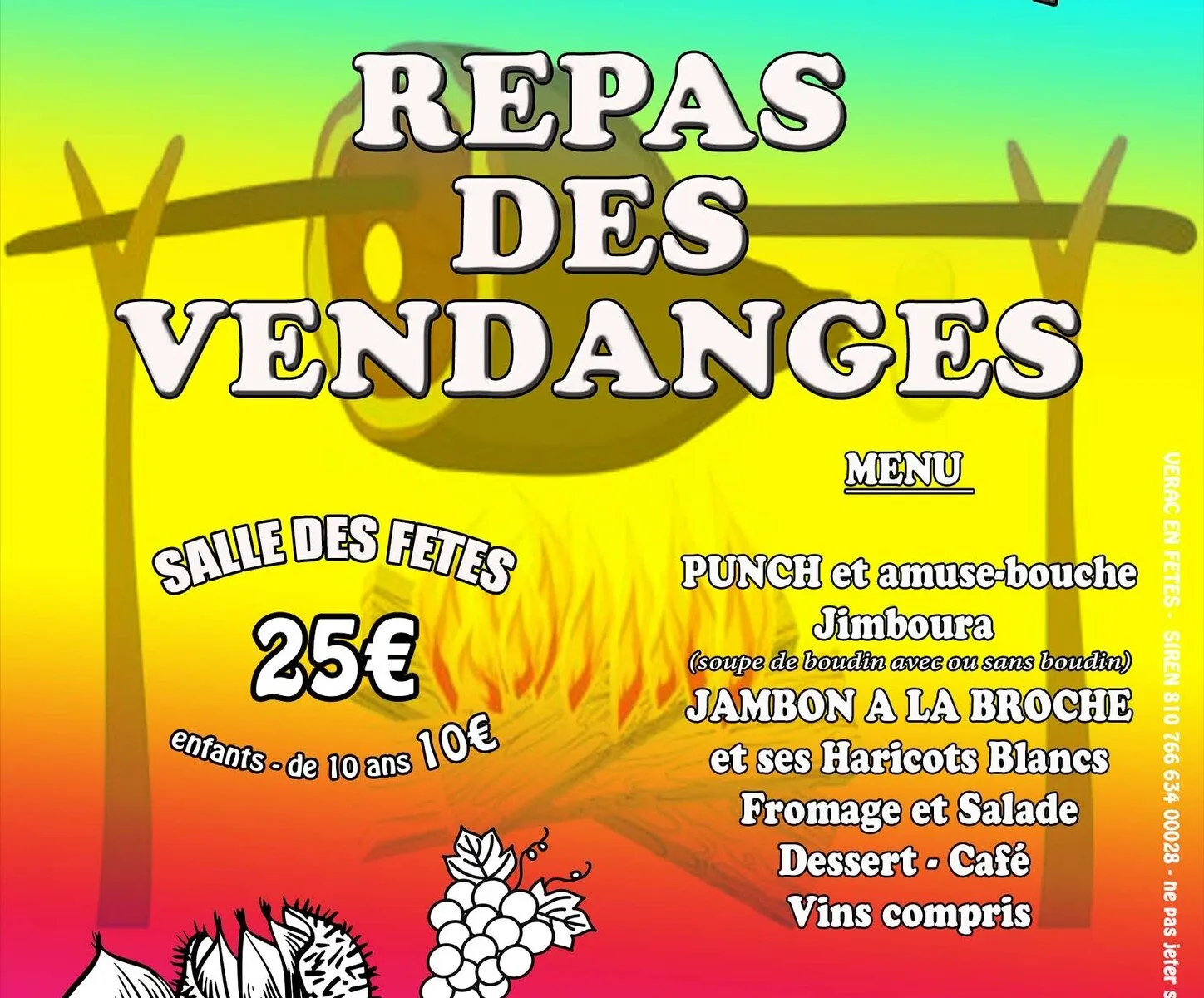 Repas des vendanges