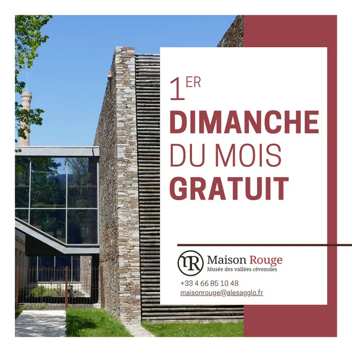 1er dimanche gratuit Maison Rouge – Musée des vallées cévenoles Saint-Jean-du-Gard