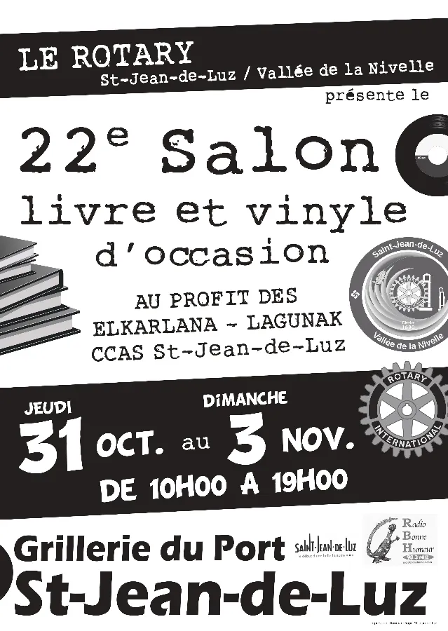 21ème Salon du Livre d'Occasion et du Disque Vinyle