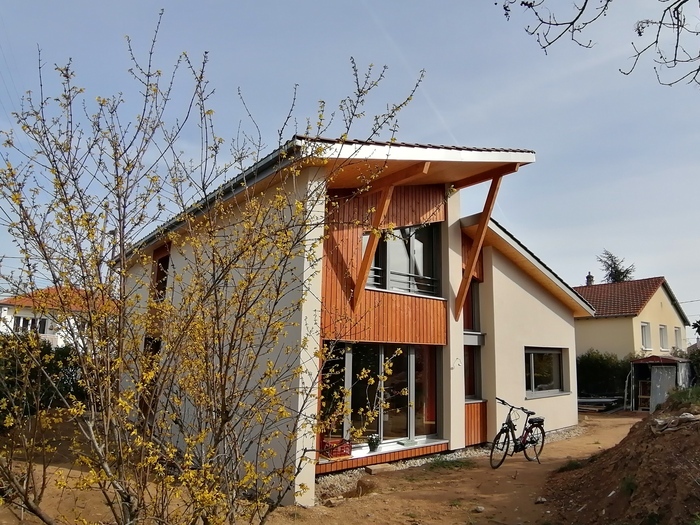 Visite d'une maison en bois 29 rue Lucien Cozon Chaponost