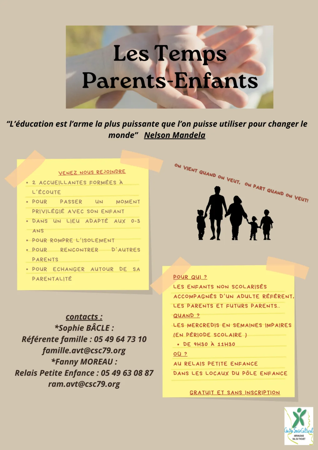 Temps parents / enfants