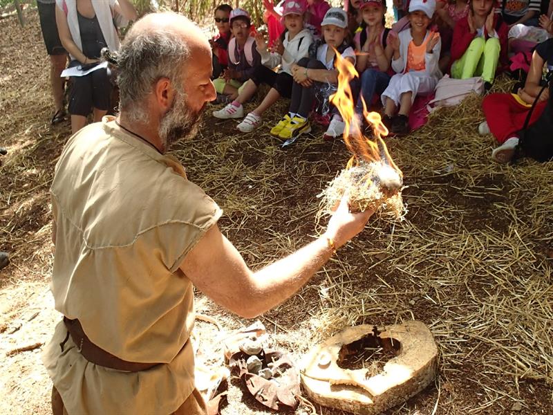 Atelier famille Feu préhistorique