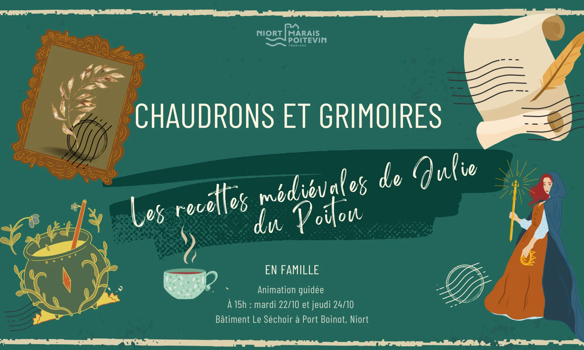 Animation Chaudrons et grimoires