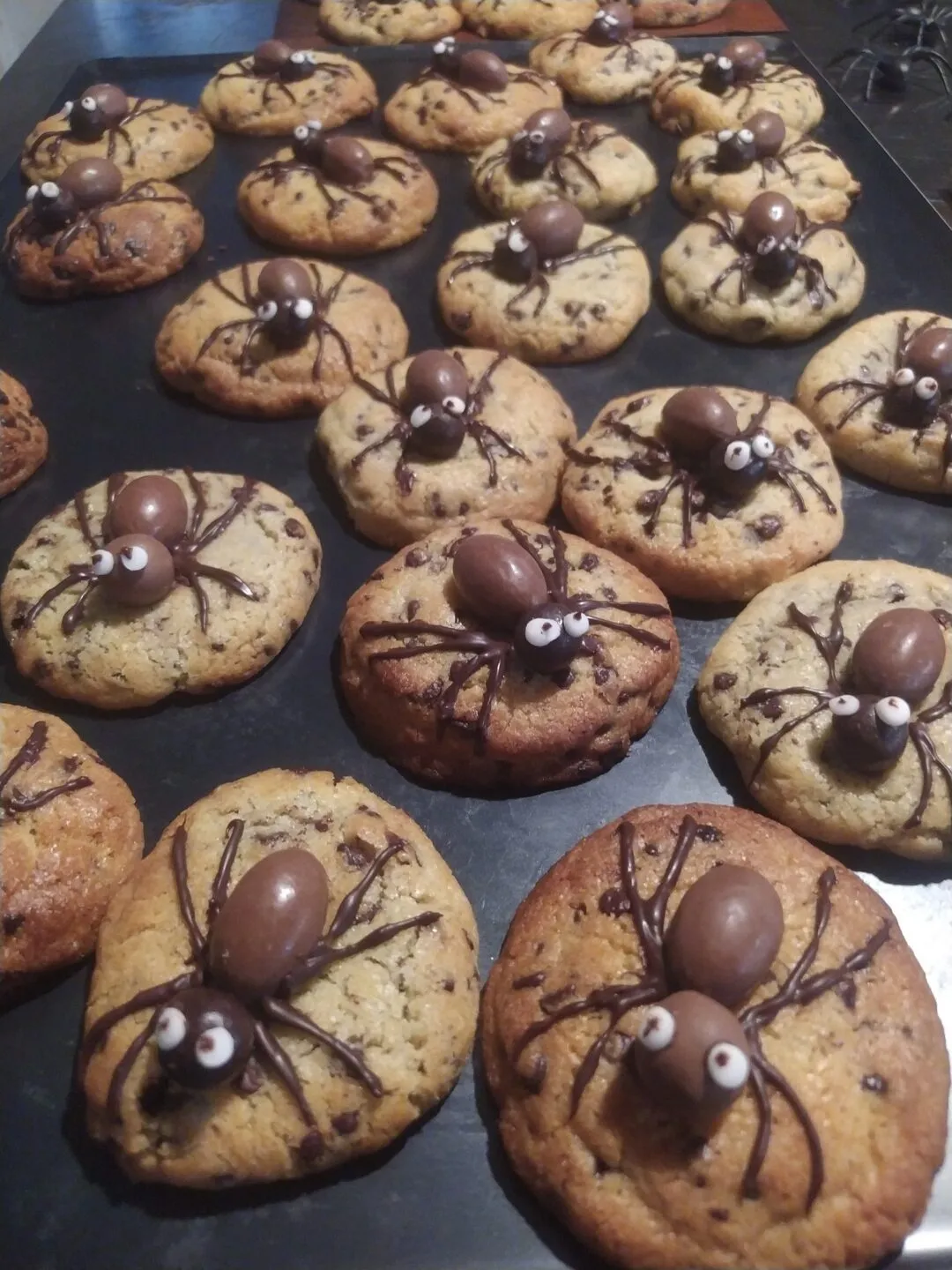 Atelier cookies araignées