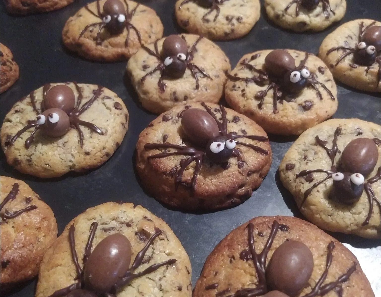 Atelier cookies araignées