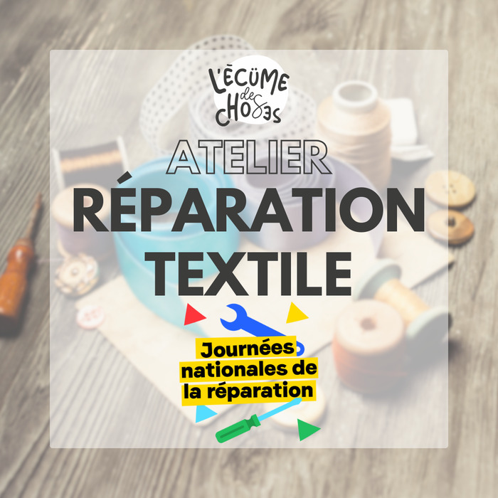 Atelier de réparation textile L'écume des choses Chevilly-Larue