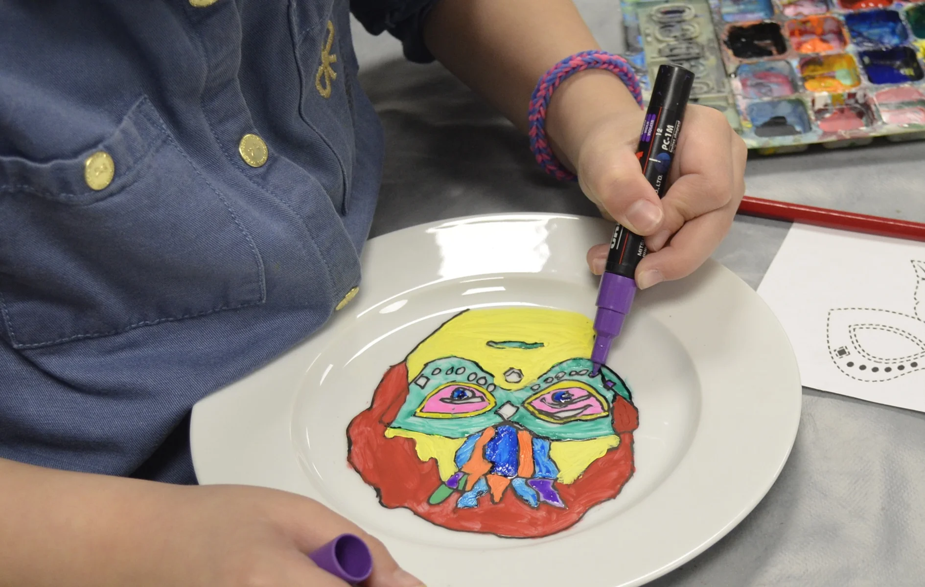 Atelier en famille "Le masque-assiette spécial Halloween"