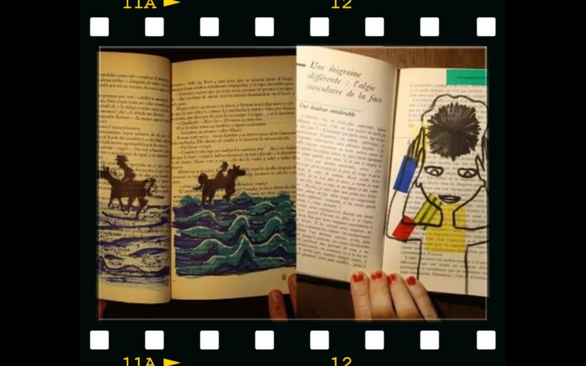 Atelier flipbook animé par Luc de Banville Bibliothèque Aimé Césaire Paris