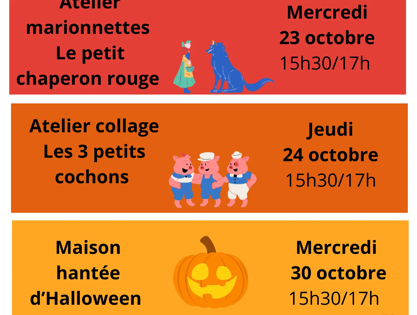 Atelier maison hantée d'Halloween