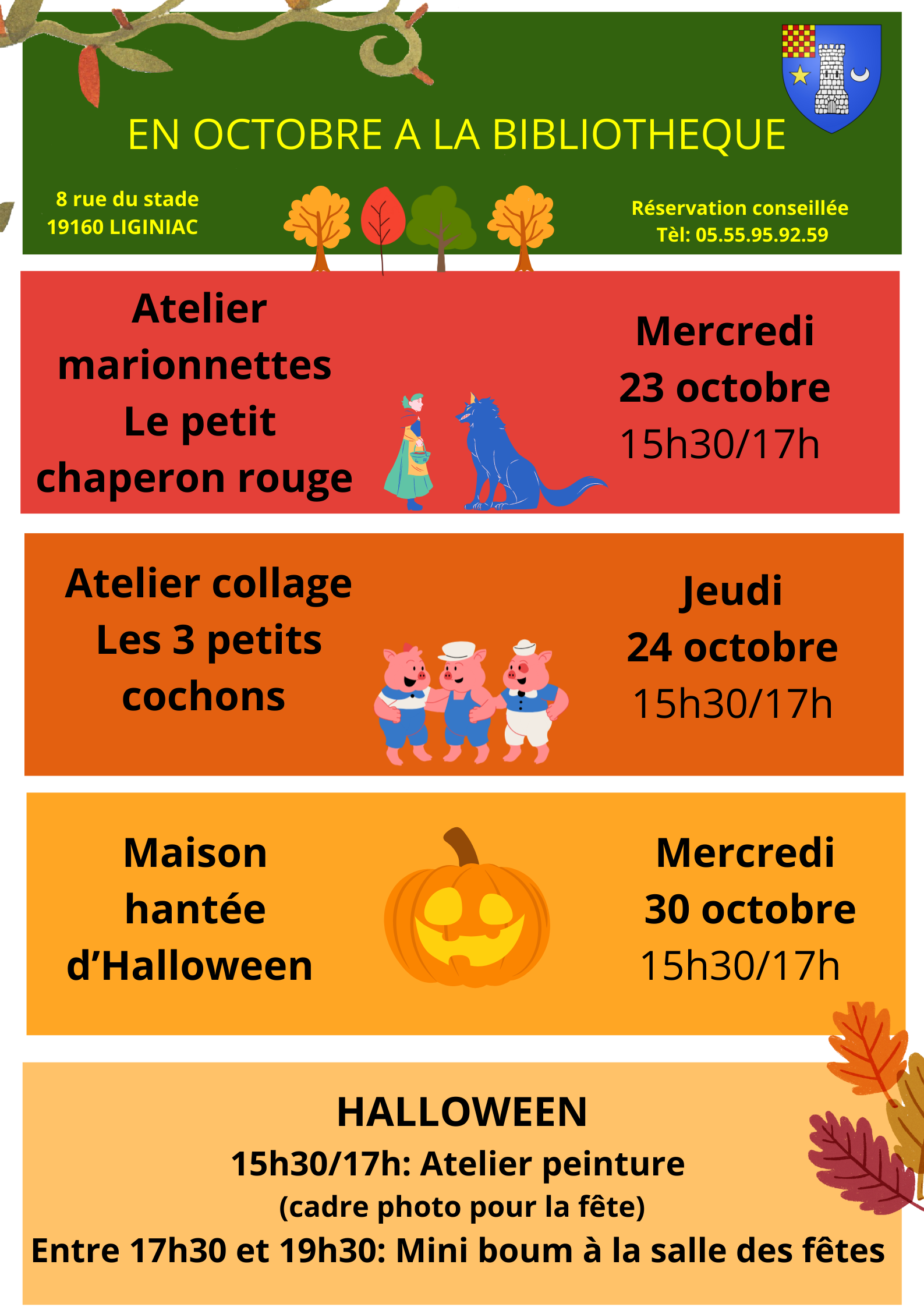 Atelier maison hantée d'Halloween