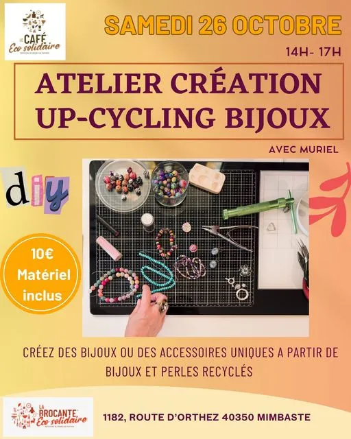 Atelier up cycling bijoux