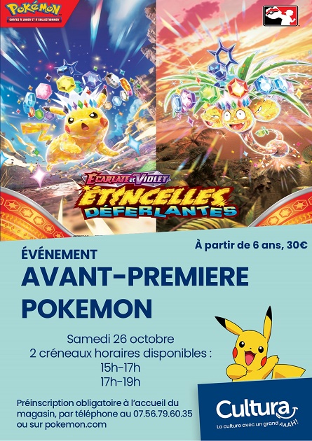 Avant-première Pokemon (Cultura Brive Centre)