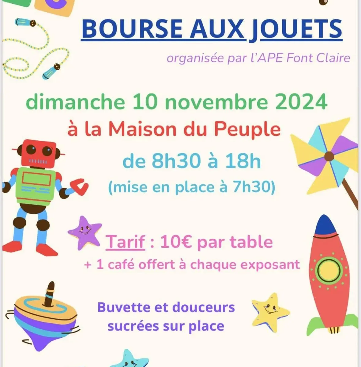 BOURSE AUX JOUETS