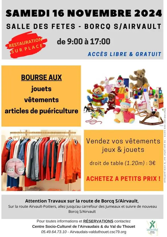 Bourse aux jouets