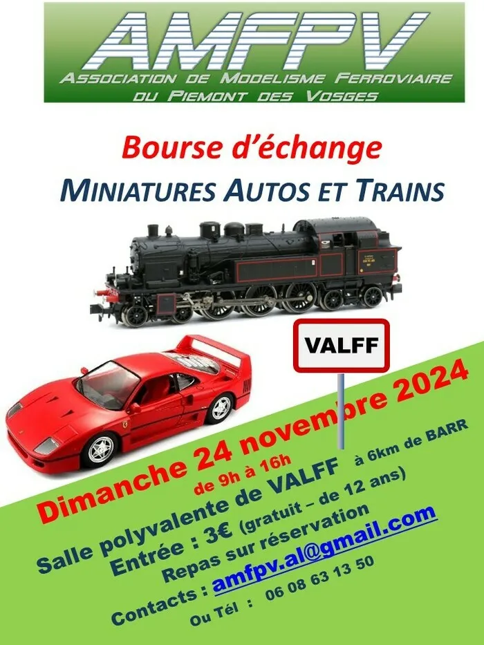 bOURSE MINIATURES AUTOS ET TRAINS salle polyvalente Valff