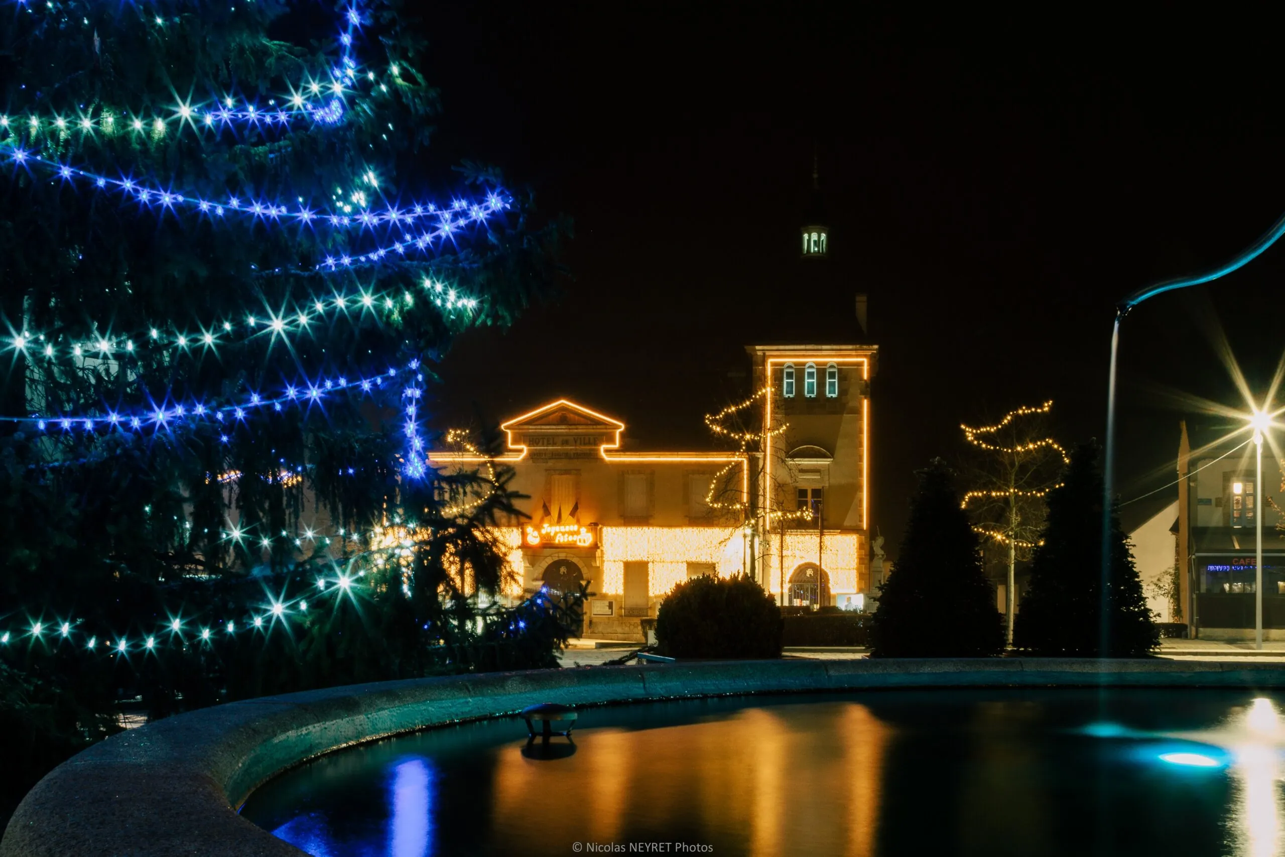 Illumination du sapin de Noël