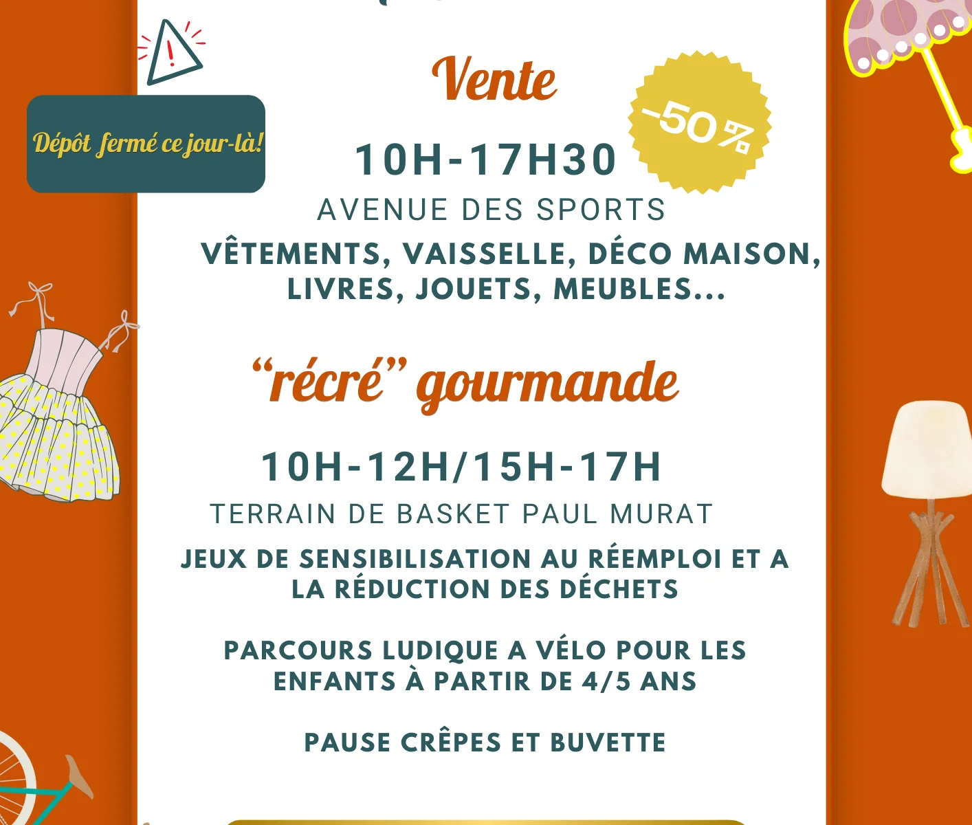 BRADERIE D'AUTOMNE DE LA RECYCLANTE