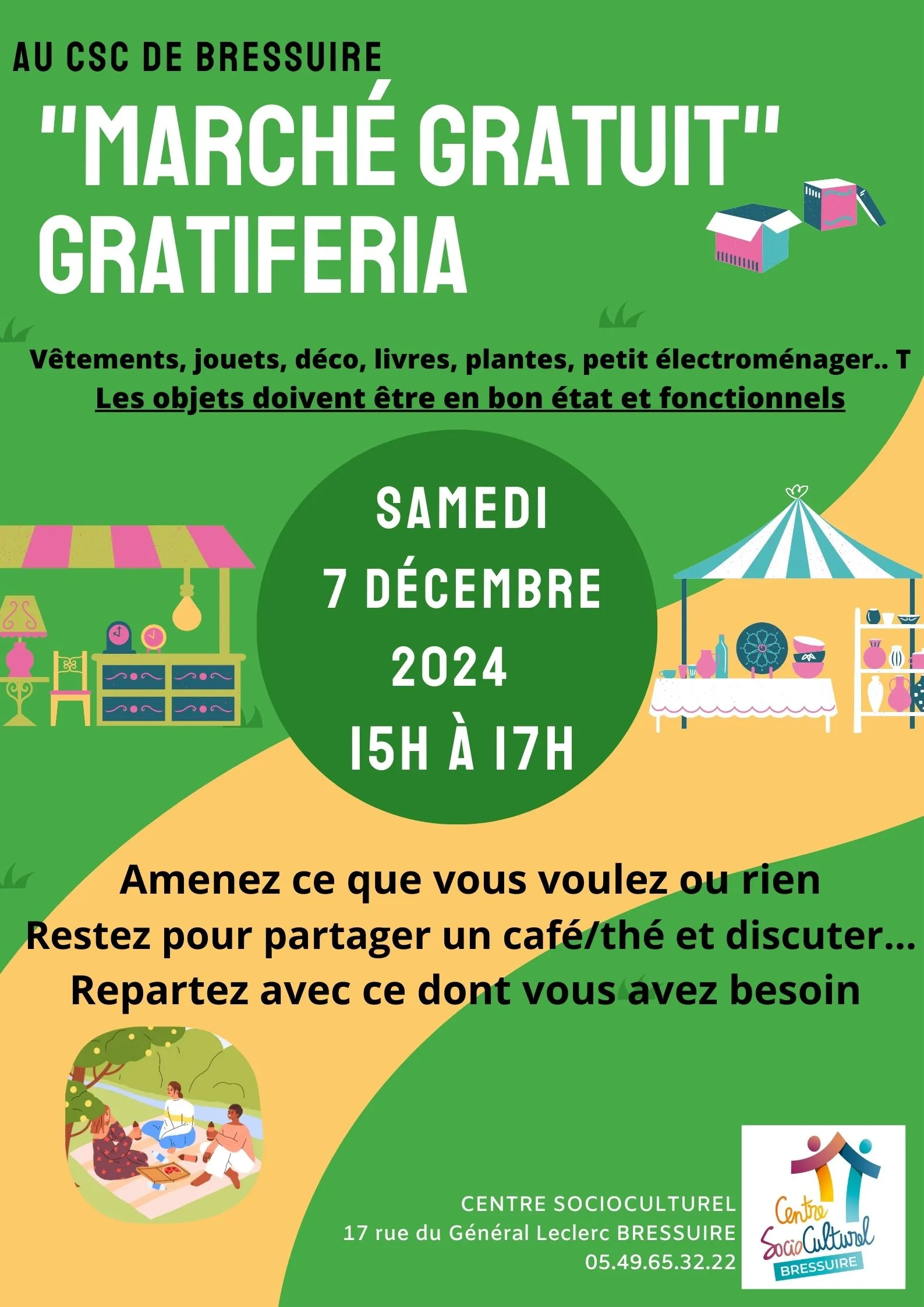 Marché gratuit Gratiferia