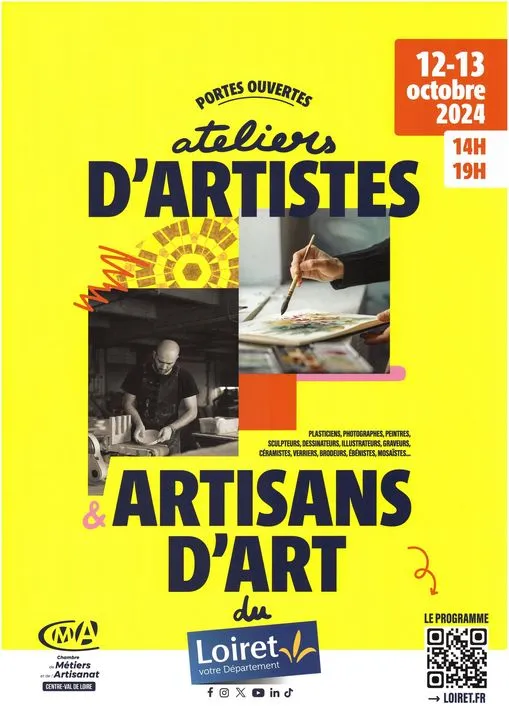 Portes ouvertes des ateliers d’artistes et artisans d’art du Loiret Philippe JOL