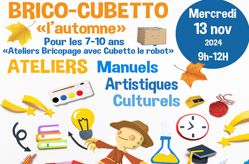 Bricopage spécial automne ! Avec le robot Cubetto (7-10ans)