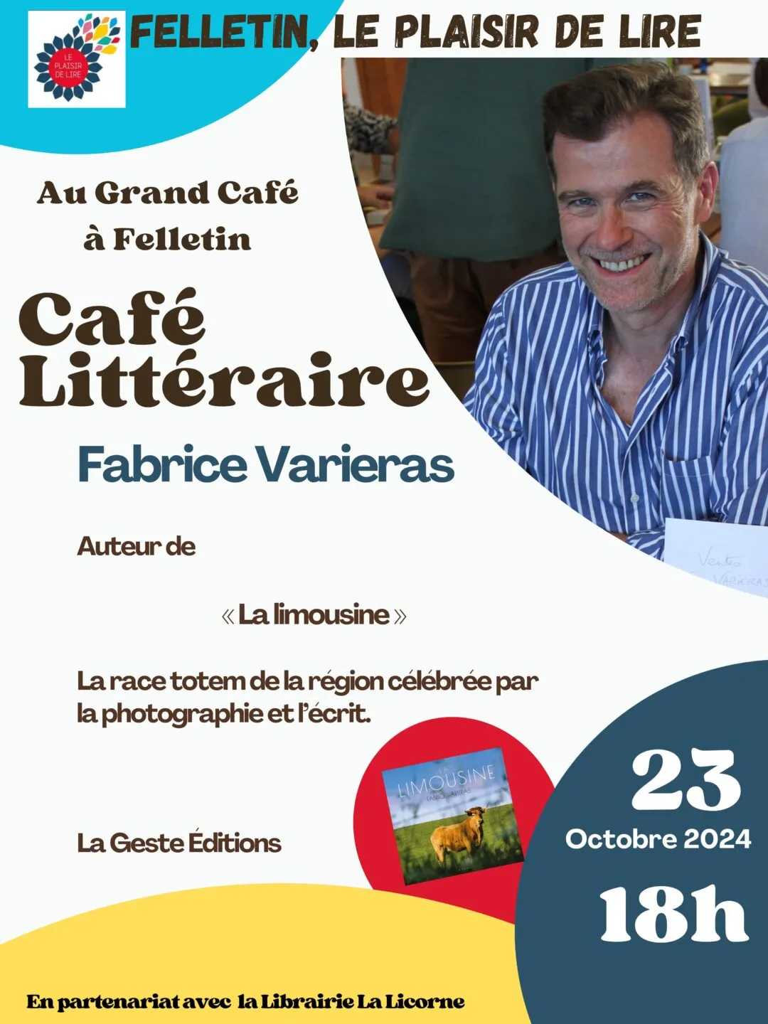 CAFÉ LITTÉRAIRE Fabrice Varieras