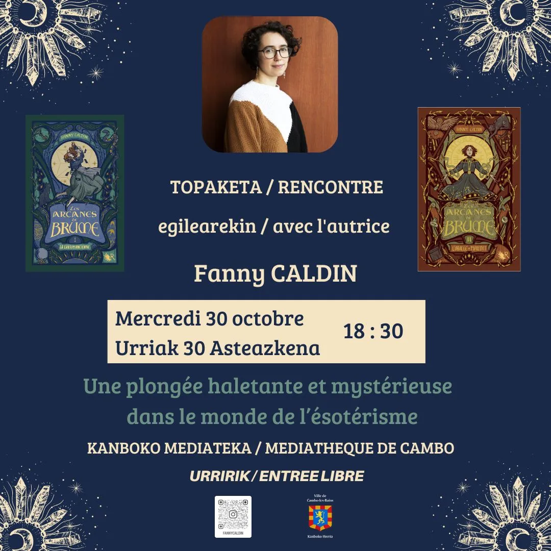 Rencontre avec l'autrice Fanny Caldin