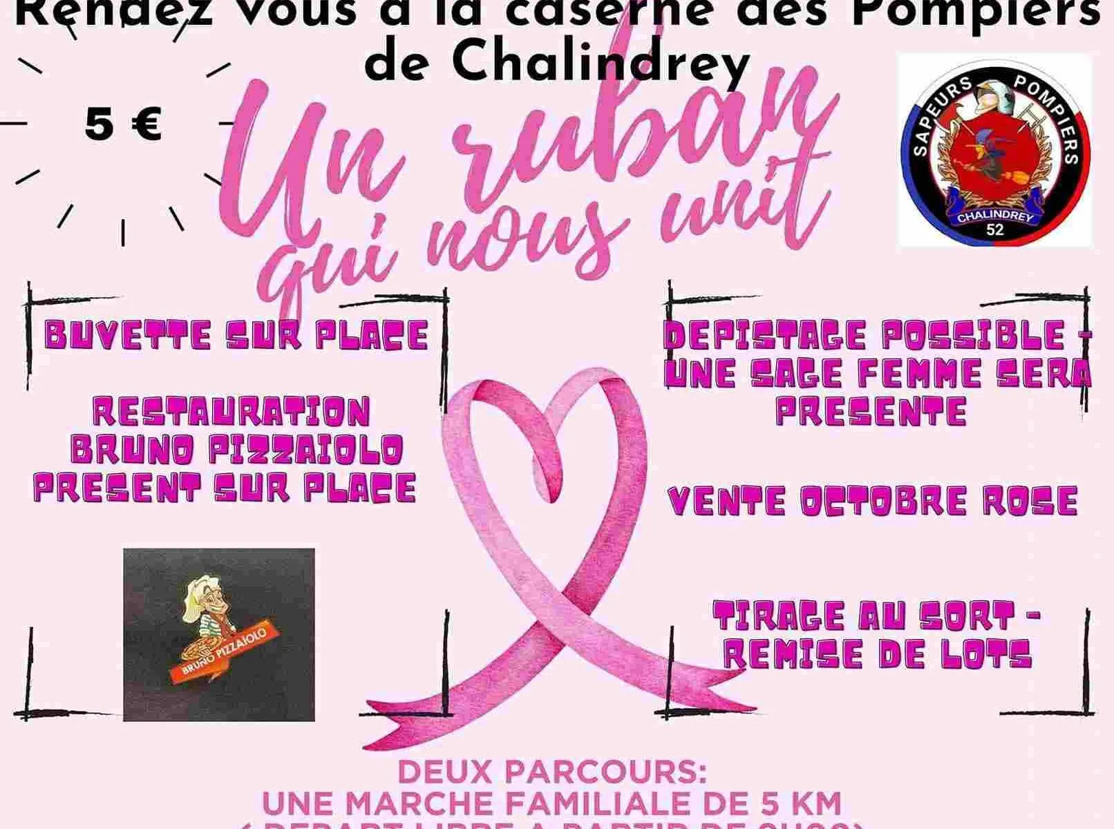 OCTOBRE ROSE A CHALINDREY MARCHE