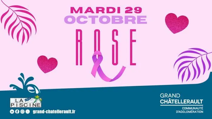 Octobre rose au centre aquatique