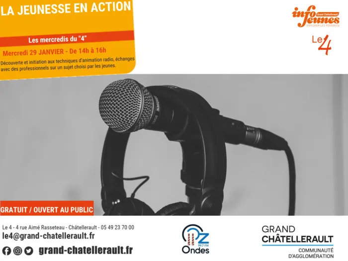 Émission radio "la jeunesse en action"