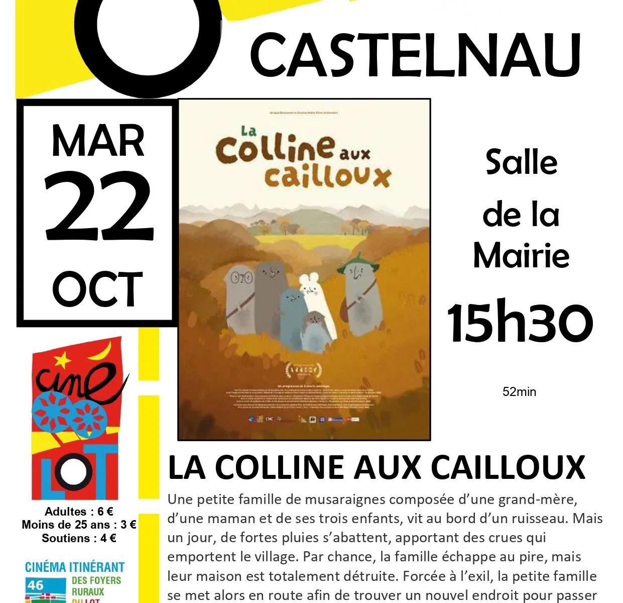 Ciné-Lot "La Colline aux cailloux"