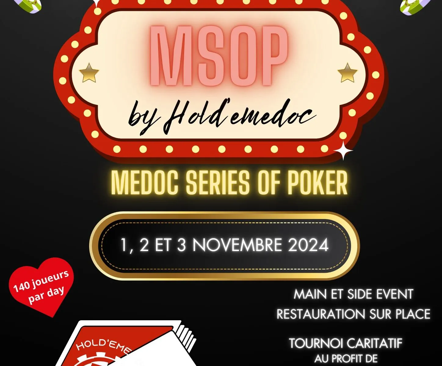 Tournoi poker Médoc Series of Poker Hold'Emedoc