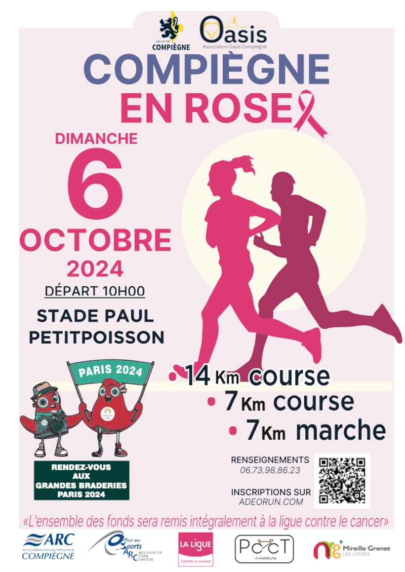 Octobre rose Compiègne en rose