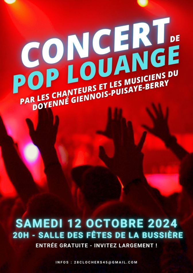 Concert de pop louange