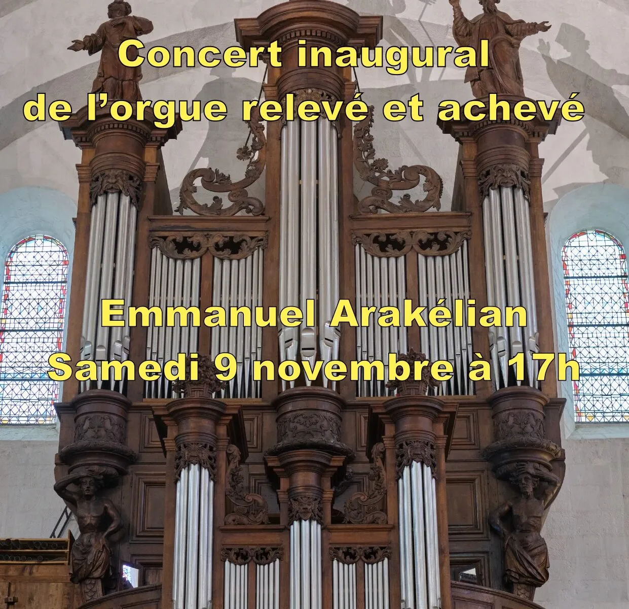 Concert d'orgue Église de la cité