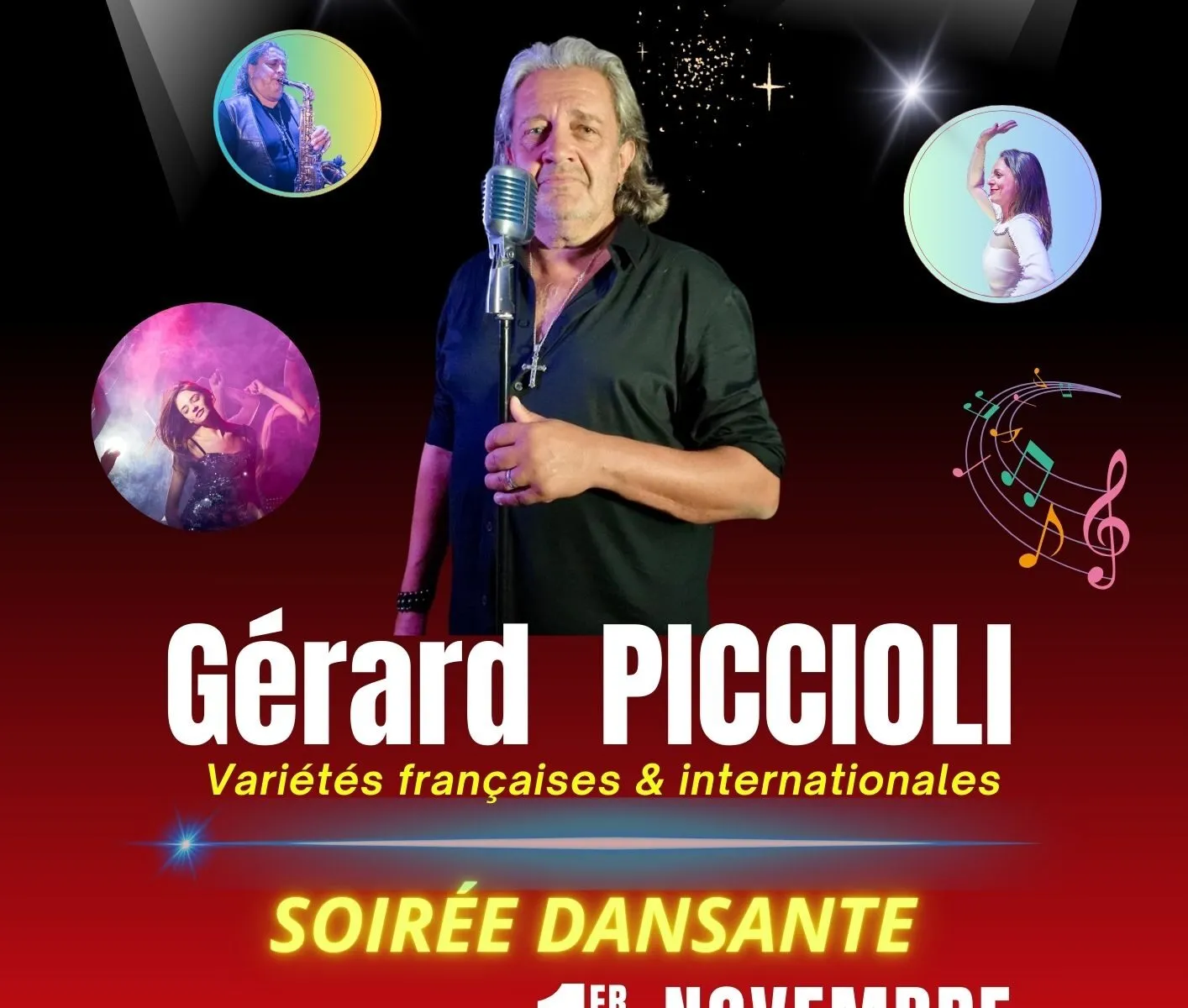 Concert Gérard PICCIOLI / Soirée dansante