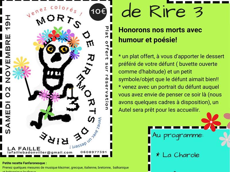 CONCERT LA FAILLE SOIRÉE MORTS DE RIRE 3