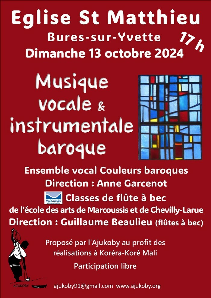 Concert Musique Baroque Église Saint Matthieu Bures-sur-Yvette